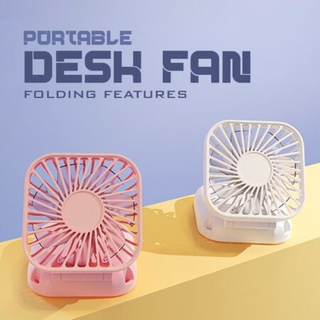 FOLDABLE PORTABLE MINI FAN - 180° VERTICAL ROTATING