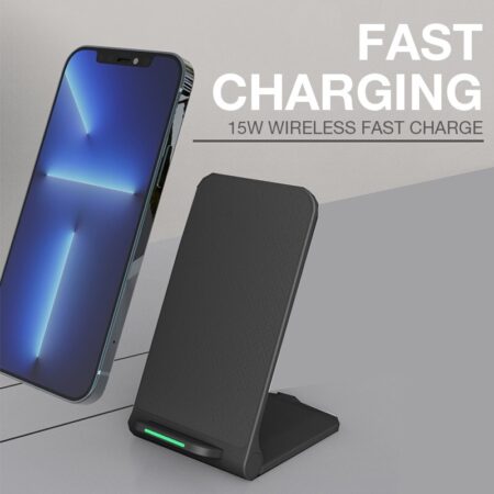 15W DUAL COIL QUICK CHARGING - FOLDABLE WIRELESS CHARGER