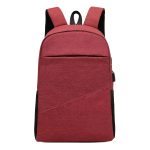 Backpack Maroon - Fashion Polyester & 210 PU Lining - Hosanna Marketing