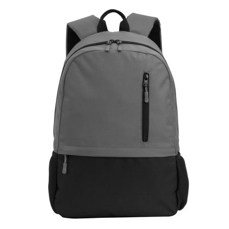 Backpack Dark Grey Polyester + Checked Polyester + PU Lining