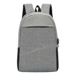Backpack Grey- Fashion Polyester & 210 PU Lining
