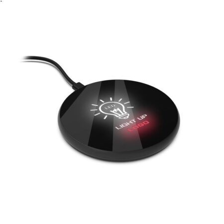 LED LIGHT UP LOGO - 15W QUICK CHARGING - WIRELESS CHARGER