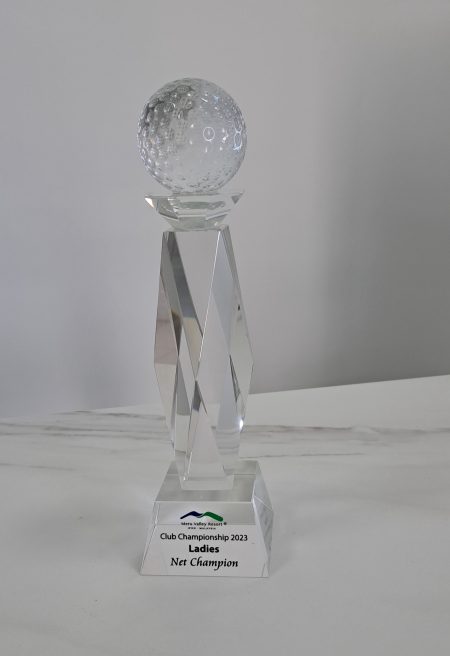 Crystal Golf Trophy