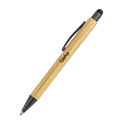 Bamboo Ball Pen with Stylus /Eco Pen