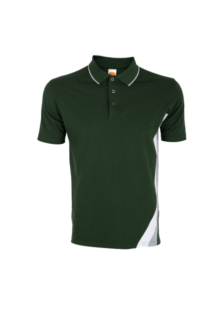 HONEYCOMB POLO TEE OREN SPORT HC2715 – Forest Green / Ash Grey / White