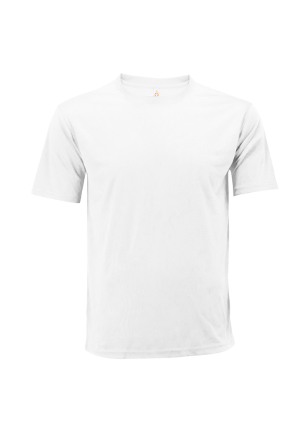 MICROFIBRE ROUND NECK MINI EYELET -OREN SPORT QD7200 – White