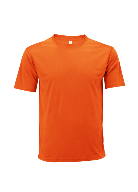 MICROFIBRE ROUND NECK MINI EYELET -OREN SPORT QD7207 – ORANGE