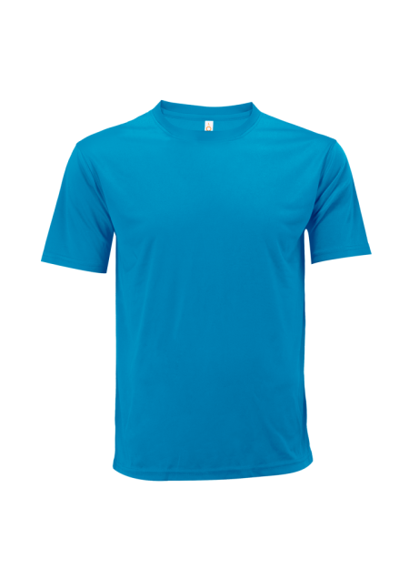 MICROFIBRE ROUND NECK MINI EYELET -OREN SPORT QD7228 – Sea Blue