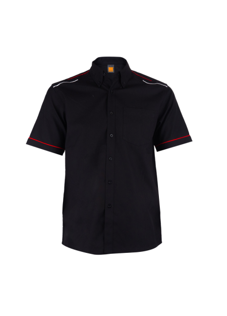 CORPORATE UNIFORM OREN SPORT F1 4602 – BLACK / RED / WHITE