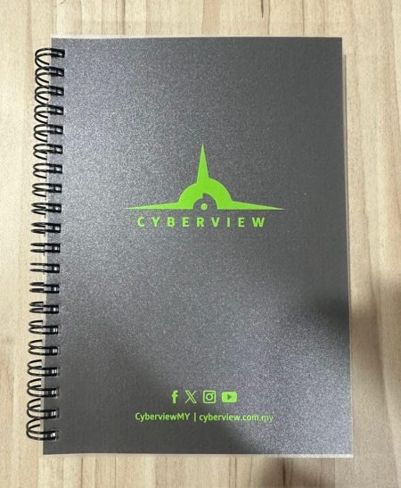 WIRE-O NOTEBOOK WITH SILKSCREEN PRINTING