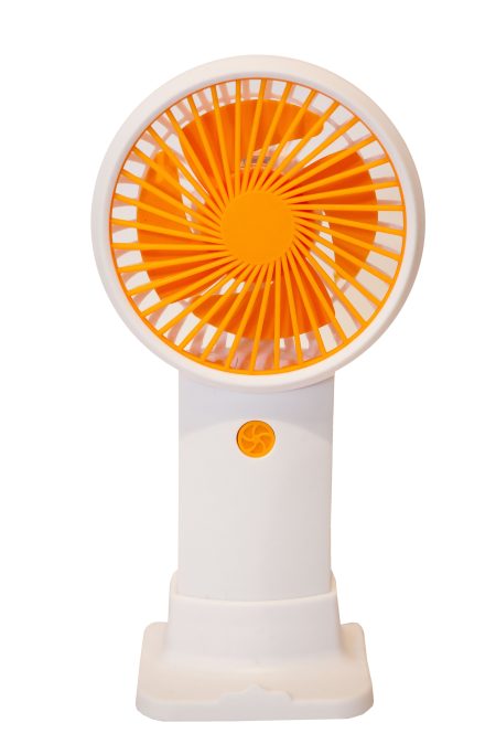 HANDHELD FAN, RECHARGEABLE -MAROON,ORANGE,GREEN