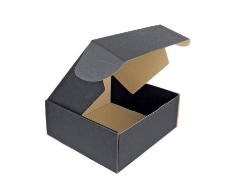 BLACK GIFT BOX - 10cm(H) x 25cm(L) x 25cm(W)