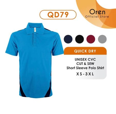 Oren Sport QD79 Quick Dry Collar Shirt (Unisex)