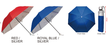 Umbrella 22" 3-Fold Manual