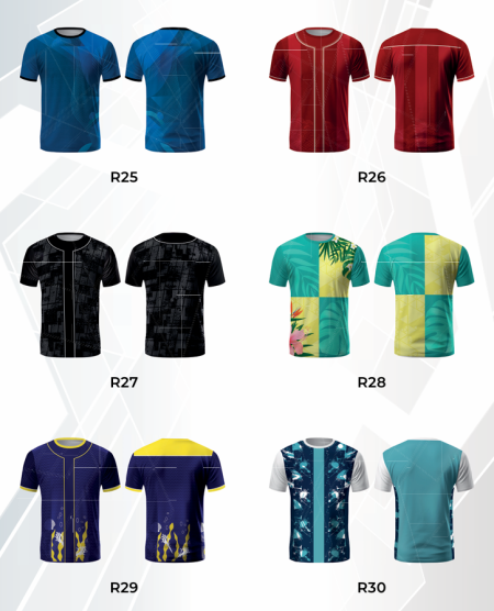 Sublimation Round Neck Edition - Multiple Designs