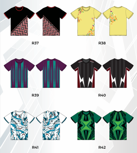 Sublimation Round Neck Edition - Multiple Designs