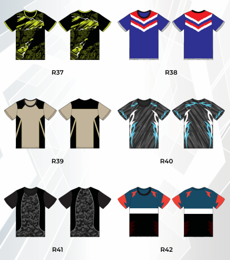 Sublimation Round Neck Edition - Multiple Designs