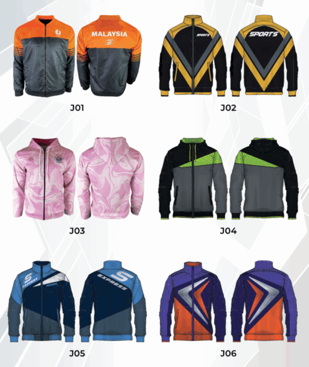 Sublimation Sweatshirt / Jacket - Multiple Designs