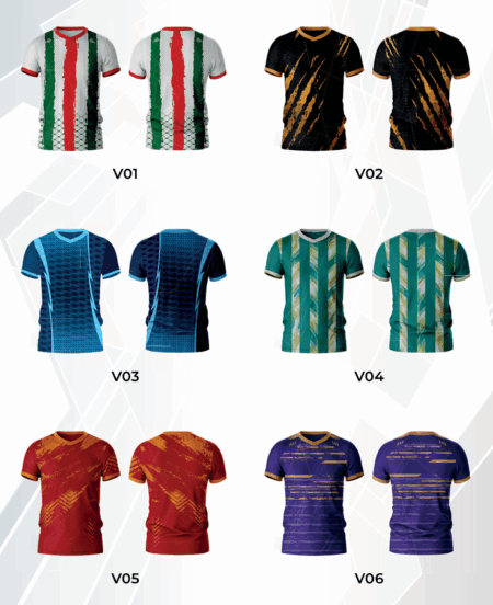 Sublimation V Neck Edition - Multiple Designs