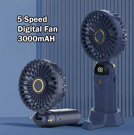 5 Speed Foldable Handheld Fan