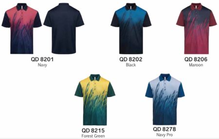 Mini Eyelet Microfiber Polo Sublimation Oren Sport QD82 - 150gsm