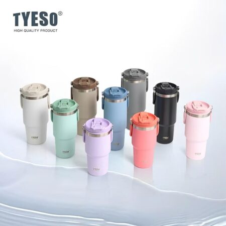 Tyeso Vacuum Insulated Tumbler With Handle - 600/750/900/1050/1200 ml