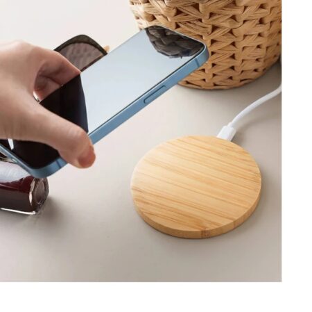 10W Bamboo Wireless Charger