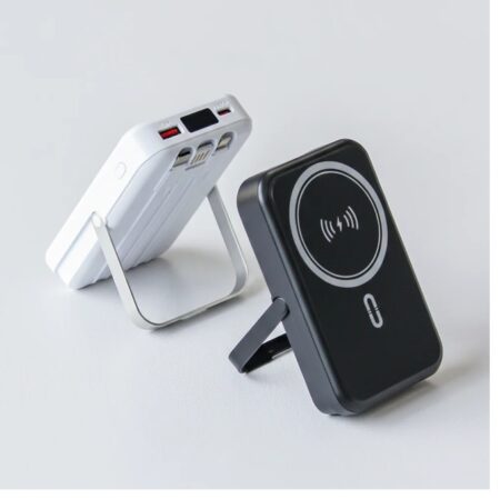Magnetic Wireless Powerbank with Cables & Stand - 10000mAh