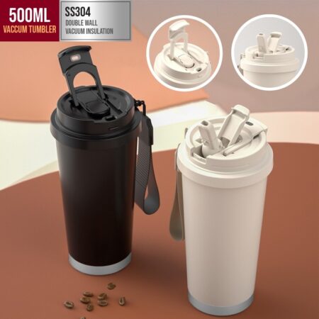 304 Stainless Steel Hot & Cold Vacuum Tumbler - 500ml
