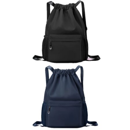 Vibrant Drawstring Backpack - Oxford Cloth